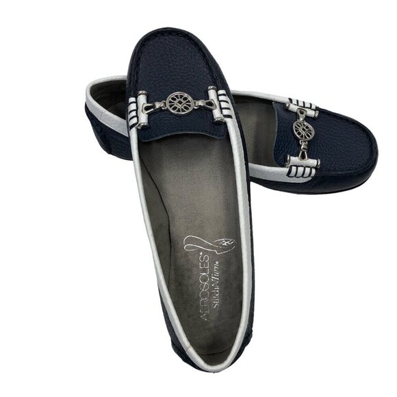 AEROSOLE‎ SHOES NUWLY WED LEATHER LOAFER 7.5M SHOES - Picture 3 of 9